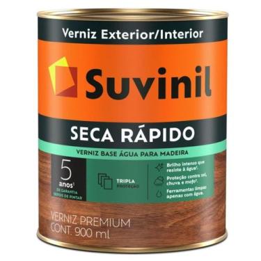 Imagem de Verniz Premium Filtro Solar Brilhante 0,9L B.Água Seca Rápido Suvinil