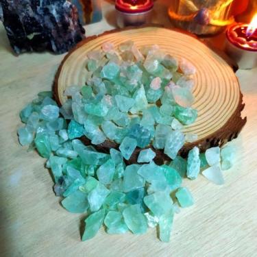 Imagem de Kit 12 Pedras Fluorita Verde Bruto - Insônia e Ansiedade - Cristal Nat