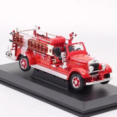 Imagem de Miniatura caminhao bombeiro mack type 75bx 1935 escala 1/43 - Colecion