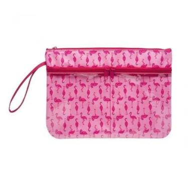 Imagem de Necessaire com bolsos flamingos (13133) - LUDI