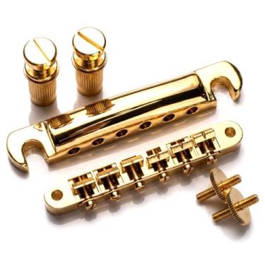 Imagem de Kit Ponte tune-o-matic Guitarra Les Paul 35BRD Dourada KOREA - SPIRIT
