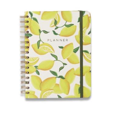 Imagem de Planner Permanente Cícero Wire-O Frutare Semanal Notas A5 Limão Sicili
