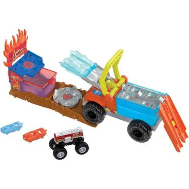 Imagem de Hot wheels monster trucks pista 5alarm rescue - mattel hpn73