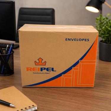 Imagem de Caixa com 250 Envelopes Brancos 240x340 mm - Papel Resistente REIART