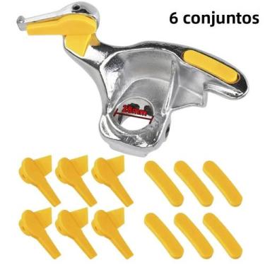 Imagem de Protetores De Aro (Cabeça De Pato) Para Troca De Pneus De Nylon - Kit 