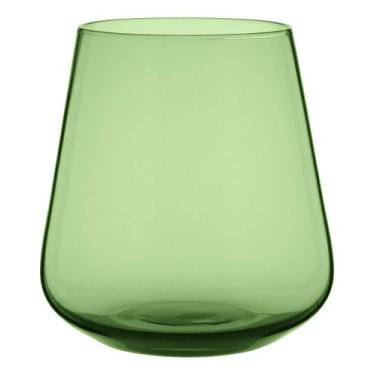 Imagem de Copo Comodore Home&Co 10x9x9cm Vidro Verde 400ml 2pçs Bebidas Água Suc