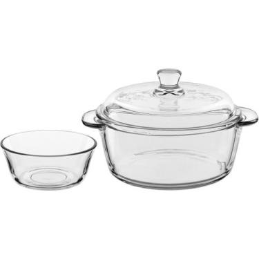 Imagem de Sobremesa Home&Co Vidro Temperado Transparente 1L/300ml 5pçs para Mesa