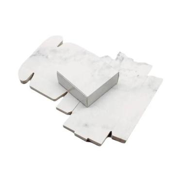 Imagem de Caixas De Presente De Papel Branco DIY 75x75x3cm, Suprimentos Para Fes