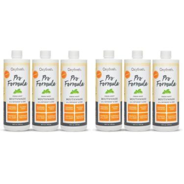 Imagem de Enxaguante Bucal Oxyfresh Pro 473 ml Menta 6 Unidades Sem Álcool