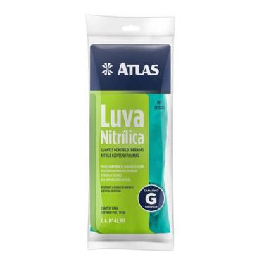 Imagem de Luva Nitrílica Grande Verde G 1302/G ATLAS 63115