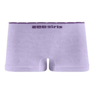 Imagem de Calcinha Boxer Infantil sem Costura Love Lilás - Zee Rucci, G
