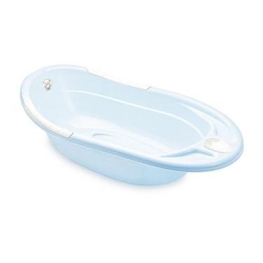Imagem de Banheira para Bebê Adoleta Aconchego Fofura 22 Litros, Azul