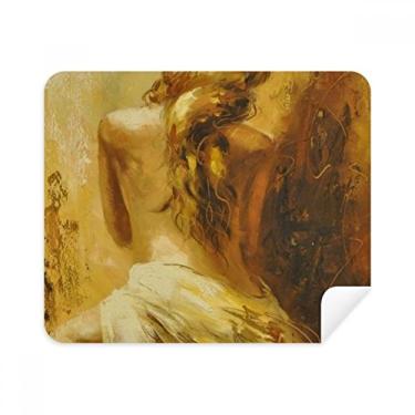 Imagem de Limpador de tela Blonde Back Babe Girl Pretty Gal Pano de limpeza 2 peças Tecido de camurça