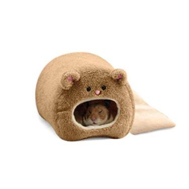 Imagem de Petall Rat Hamster Warm Bed House Cusion Fleece Cabana Pendurada Rede de Brinquedo Bonito Ninho para Mini Animais Pequenos, Planador de Açúcar, Chinchila, Hamster Dwraf