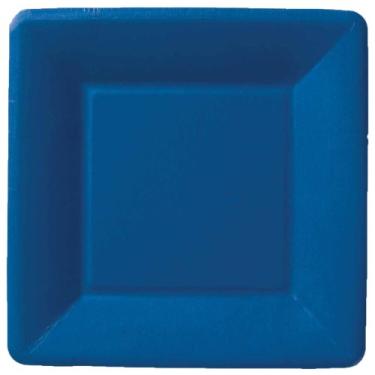 Imagem de Boston International, Placas de linho clássico azul escuro 18 cm, 8 unidades