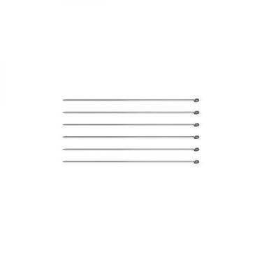 Imagem de Conjunto De Espetinhos Tramontina Em Aço Inox 40 Cm 6 Peças