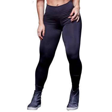 Imagem de Calça Legging Feminina Poliéster Fusô Preto