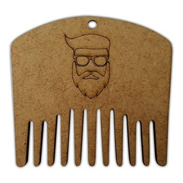 Imagem de 10 Alinhador Pente Modelador Para Barba De Madeira Barbeiro