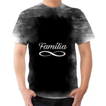 Imagem de Camiseta Camisa Cristã Familia Eterna Para Sempre Vida Fé - Estilo Kra