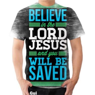 Imagem de Camiseta Camisa Cristã I Believe Acredito Jesus Salva Hope - Estilo Kr