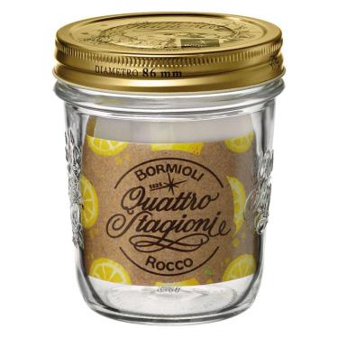 Imagem de BORMIOLI ROCCO QSTAGIONI POTE 11x9x9cm 320ml VIDRO TRANSP TAMPA METAL