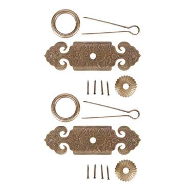 Imagem de Alça em forma de morcego, alça de gaveta decorativa de longa vida útil, bonita e elegante, guarda-roupas de design de estilo retrô de bronze para armários de casa