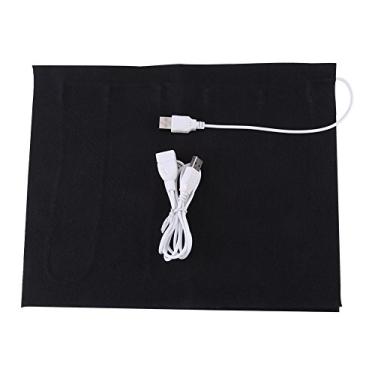 Imagem de Aquecedor elétrico de pano 5V USB Elemento de aquecimento para assento de roupas, cama de animal de estimação, aquecedor 35-50, terapia de alívio dor, lavável