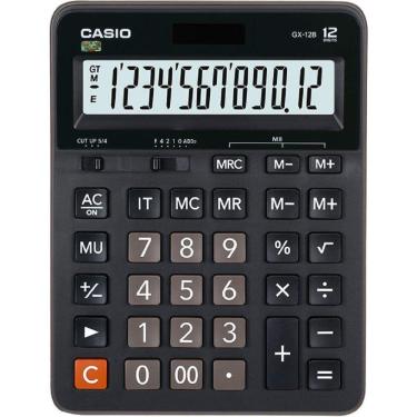 Imagem de calculadora de mesa casio GX-12B display grande 12 dígitos