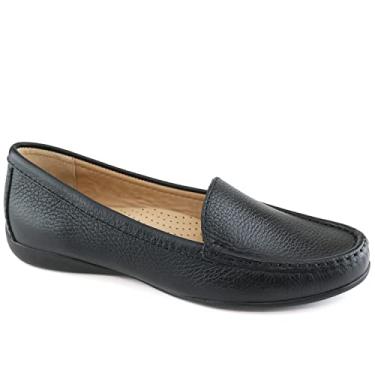 Imagem de Marc Joseph New York Lake Road feminino, Preto granulado, 38