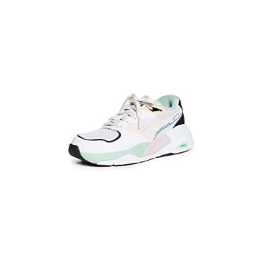 Imagem de PUMA Women's TRC Mira Dimensions Sneakers, Puma White-Nimbus Cloud, 6.5 Medium US