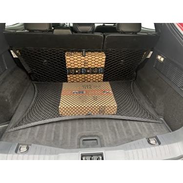 Imagem de Estilo de piso + rede de carga de malha de porta-malas estilo envelope para Ford Mustang Mach E GT Premium California Route 2021 - 2022 acessórios de carro - Organizador de porta-malas premium para Mustang Mach E