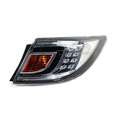 Imagem de JESYMBX Para Mazda 6 GH 2009-2012 GV8E-51-3F0 GV7K-51-3J0 Lâmpada traseira de automóvel LED pára-choques traseiro Lâmpada de parada Montagem de lâmpada de seta preta fora direita