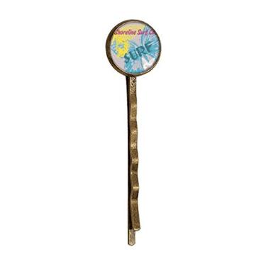 Imagem de Summer Shoreline Surf Butterfly Retro Metal Hair Bobby Pin Headwear