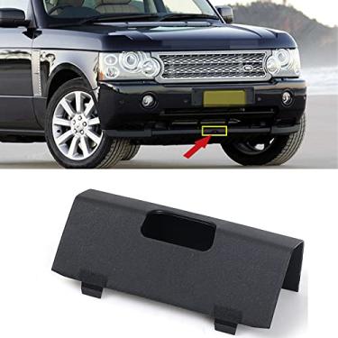 Imagem de JESYMBX Para Range Rover L322 2006 2007 2008 2009 1 peça capa de gancho de reboque para-choque dianteiro do carro preto acessórios de carro DPC500280PUY