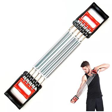 Imagem de Mola Extensora Exercicio Peitoral Triceps Biceps Ombro Perna Multifuncional Fitness Musculo Academia Fortalecimento