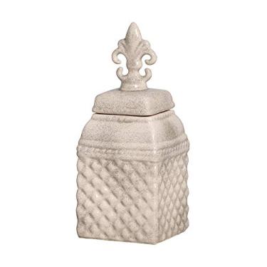 Imagem de Pote Charme Peq Com Tampa Ceramicas Pegorin Areia