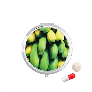 Imagem de Porta-comprimidos com imagem de banana amarela Fresh Fruits