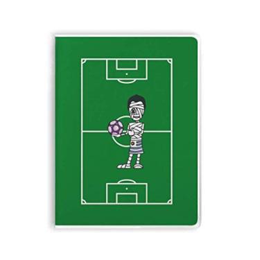 Imagem de Diário de capa macia com desenho de jogador de futebol uruguaio