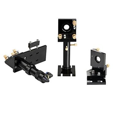 Imagem de CNCOLETECH Conjunto de cabeça laser FL: 63,5 mm 2,5 polegadas Co2 cortador gravador a laser + espelho + lente IIVI