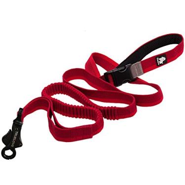 Imagem de Coleira elástica de corrida para cães Creation Core com alça de controle elástica de nylon para animais de estimaçãoCreation Core M 1" width, 55-78.7" length vermelho CC6097QY2-8