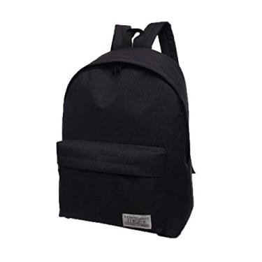 Imagem de SOUGAO Mochila escolar casual unissex para viagens ao ar livre, Preto, 30*40*16cm, Acolchoado