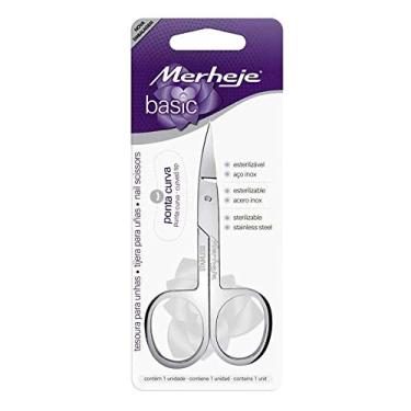 Imagem de Tesoura Para Unhas, Merheje, Basic, Curva, 8,5 cm, Merheje
