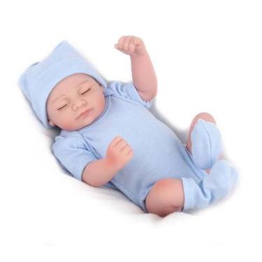 Boneca Bebê Reborn Laura Baby Laís Corpo de Pano