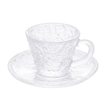 Imagem de LYOR - Xícara de Café de Cristal Martelado com Pires Petra 70ml