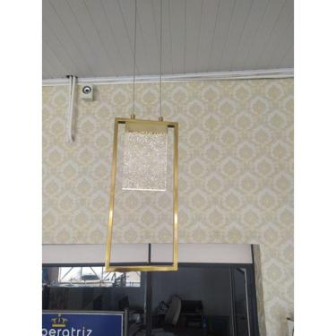Imagem de Pendente Led Moderno Dourado Bolhas