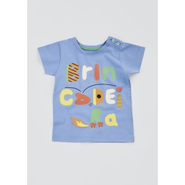 Imagem de Infantil - Camiseta Unissex Com Estampa Hering + Fábula - Azul  unissex