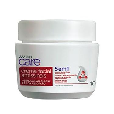 Imagem de Creme Facial Antissinais 5 em 1 - Avon Care 100g