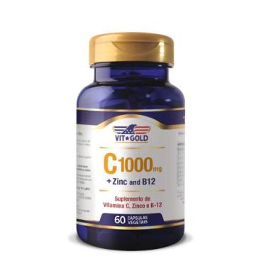 Imagem de Vitamina C 1000 Mg+ Zinco E B12 Vitgold 60 Caps
