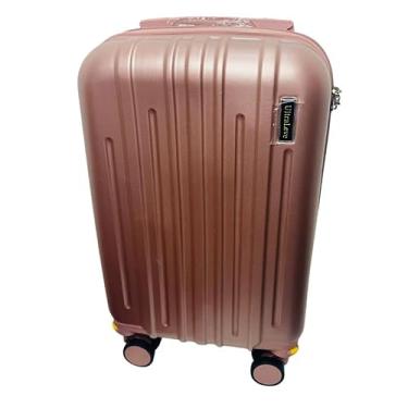 Imagem de Mala Bordo Expansiva Capacidade 10kg Para Viagem Lisboa Rose
