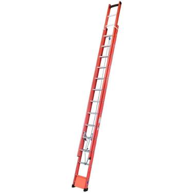 Imagem de Escada Extensiva com 23 Degraus Tipo D e Fibra Vazada 4,20 x